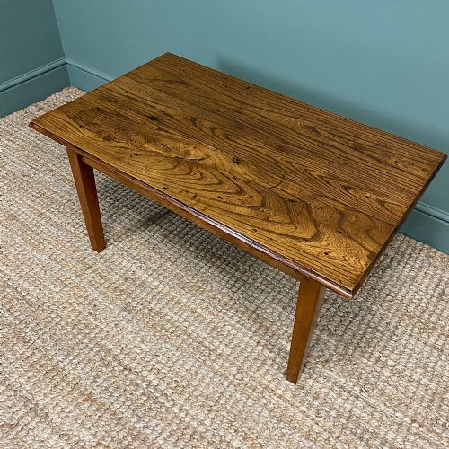 fig 3. 19th Century Elm and Cherry Antique Coffee Table