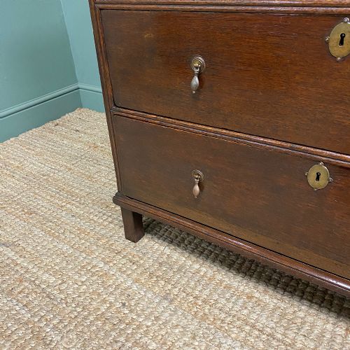fig 3. Early 18th Century Country House Antique Oak Chest Of Drawers
