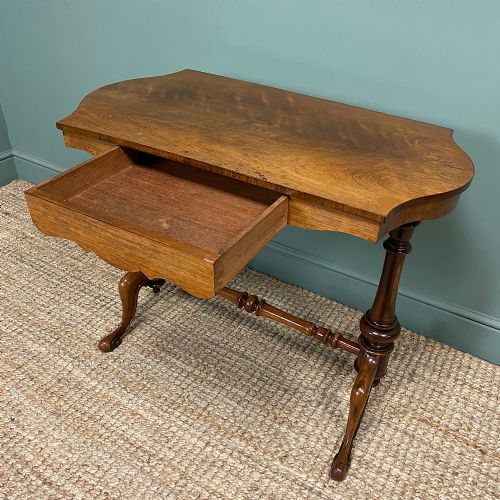 VICTORIAN ROSEWOOD ANTIQUE WRITING TABLE - ADDITIONAL PHOTO 1