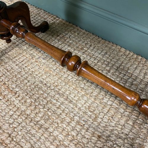 VICTORIAN ROSEWOOD ANTIQUE WRITING TABLE - ADDITIONAL PHOTO 5