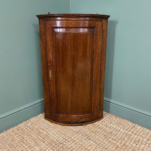Georgian Oak Antique Corner Cupboard
