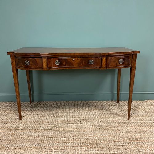Outstanding Victorian Mahogany Antique Console Table