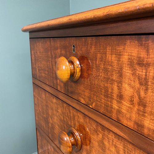 fig 1. Quality Victorian Mahogany Antique Chest of Drawers