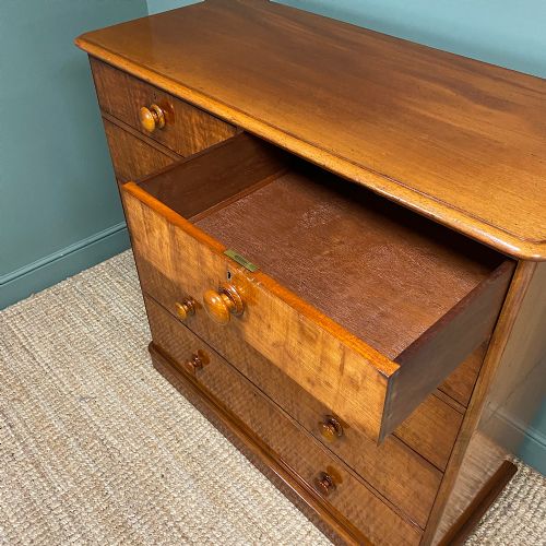 fig 2. Quality Victorian Mahogany Antique Chest of Drawers