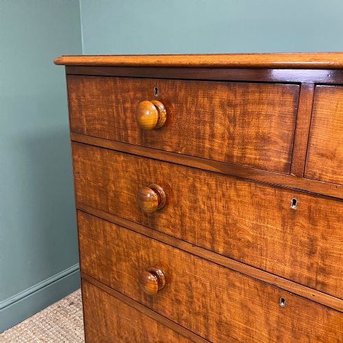 fig 3. Quality Victorian Mahogany Antique Chest of Drawers