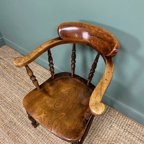 fig 1. Antique Smokers Bow Chair