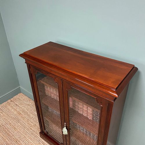 fig 2. Stunning Quality Victorian Glazed Mahogany Bookcase