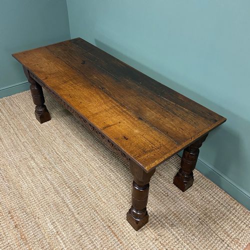 fig 1. Period Oak Antique Refectory Table