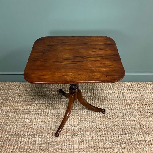 Fine Regency Mahogany Antique Tripod Occasional Table