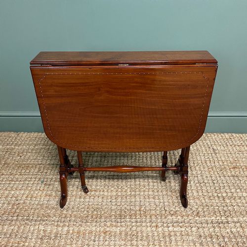 fig 3. Fine Quality Edwardian Mahogany Antique Sutherland Table