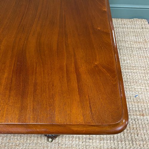 fig 2. Beautifully Figured Victorian Mahogany Antique Dining Table