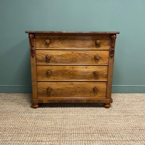 Quality Victorian Antique Mahogany Chest of Drawers