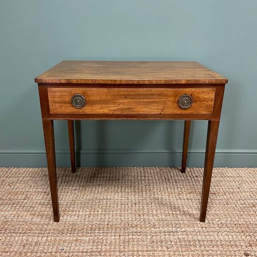 Country House Regency Mahogany Antique Side Table
