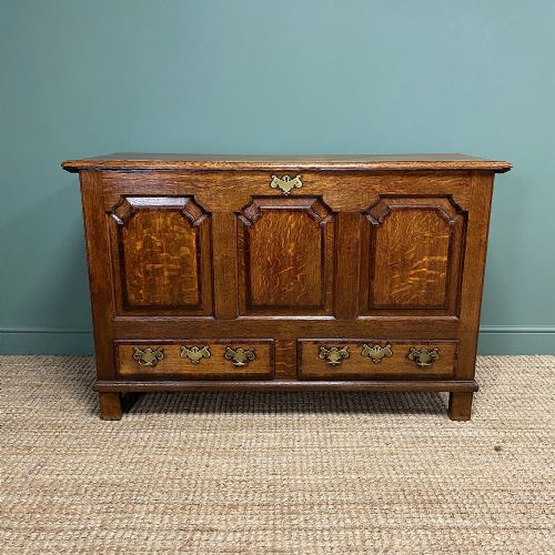 Country Period Oak Antique Mule Chest