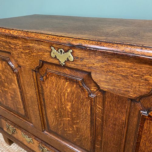 fig 3. Country Period Oak Antique Mule Chest