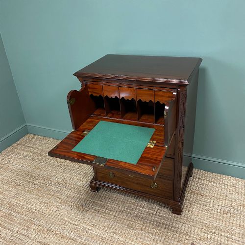 fig 3. Quality Edwardian Mahogany Secretaire Chest