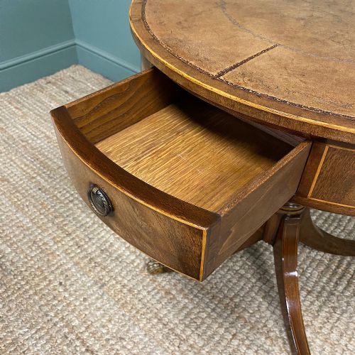 fig 1. Small Mahogany Antique Drum Table