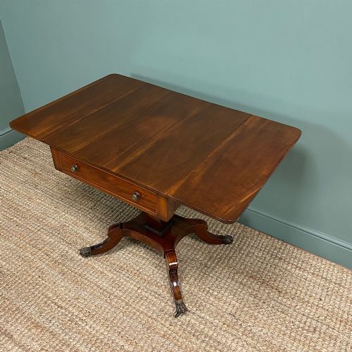 fig 1. Beautiful Victorian Mahogany Antique Sofa Table