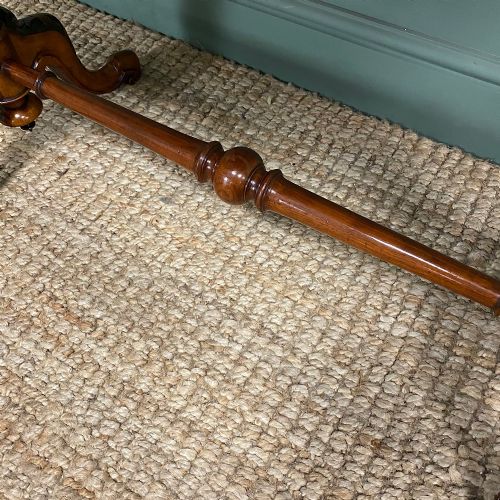 fig 3. Beautiful Walnut & Amboyna Antique Victorian Side Table