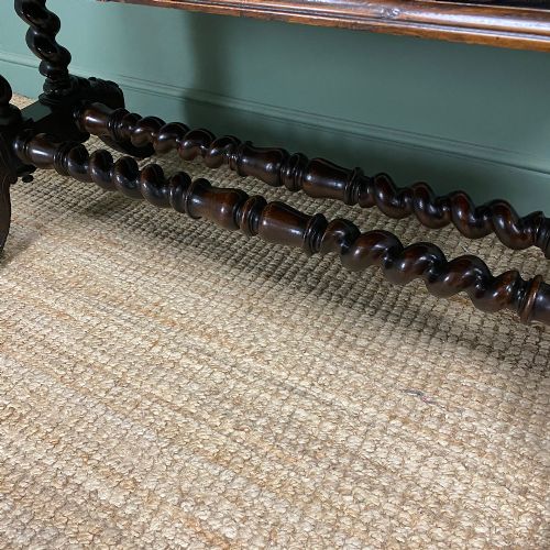 fig 2. Quality Victorian Oak Antique Writing Desk