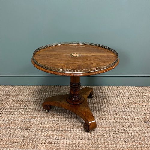fig 1. Stunning Victorian Oak Antique Coffee Table