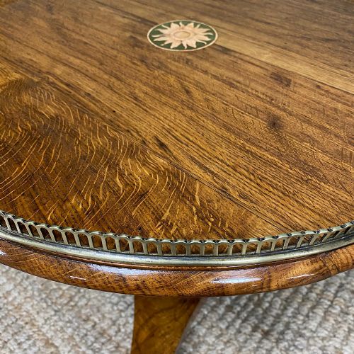 fig 2. Stunning Victorian Oak Antique Coffee Table