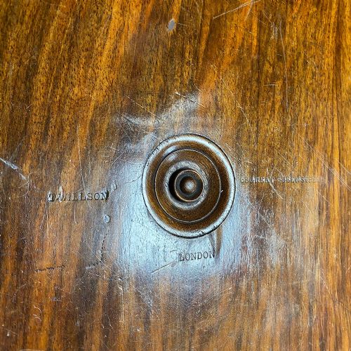 fig 1. Figured Walnut Oval Victorian Antique Dining Table