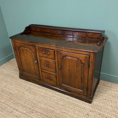 fig 3. Period 18th Century Georgian Oak Antique Dresser