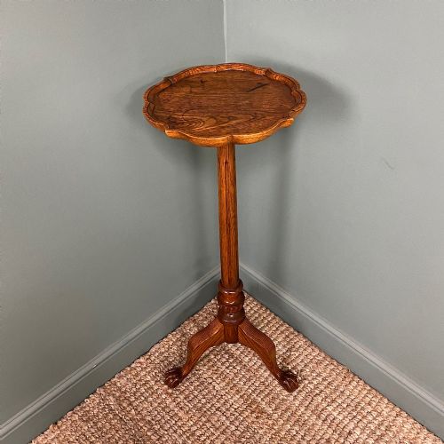 Quality Antique Oak Torchère