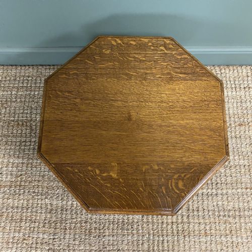 fig 1. Quality Edwardian Oak Antique Coffee Table
