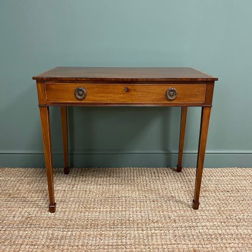 Elegant Georgian Mahogany Antique Side Table