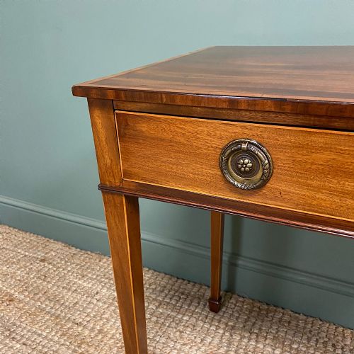 fig 2. Elegant Georgian Mahogany Antique Side Table
