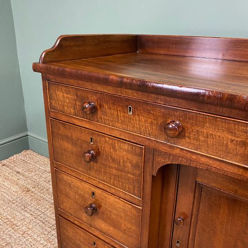 fig 3. Beautiful Victorian Antique Pedestal Desk