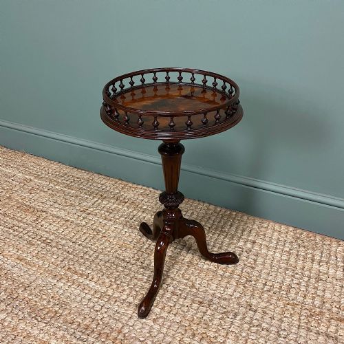 Stunning Edwardian Mahogany Antique Wine Table