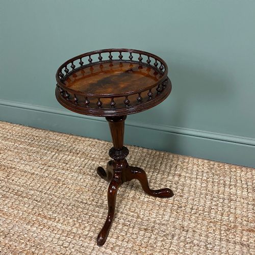 fig 2. Stunning Edwardian Mahogany Antique Wine Table