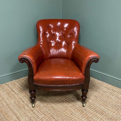 Spectacular Victorian Gillows Antique Armchair