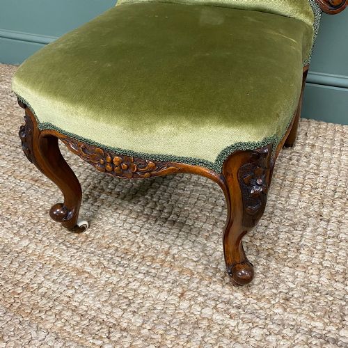 fig 2. Stunning Victorian Walnut Antique Side Chair