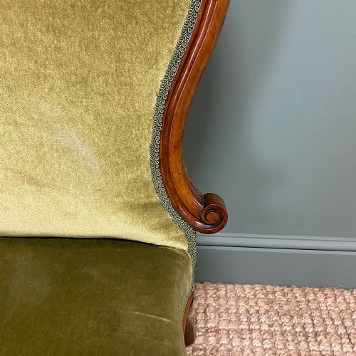 fig 3. Stunning Victorian Walnut Antique Side Chair