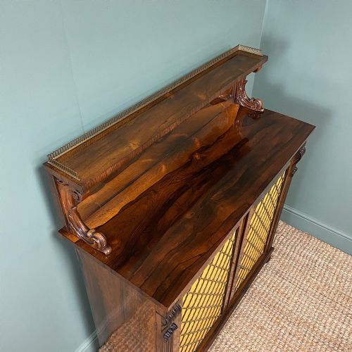 fig 3. Fine Quality Regency Rosewood Antique Chiffonier