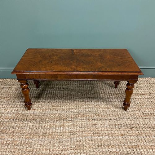 Stunning Walnut Antique Coffee Table
