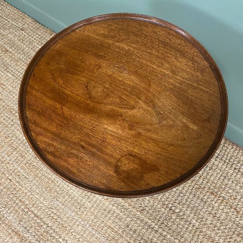 fig 3. Georgian Mahogany Antique Tripod Table