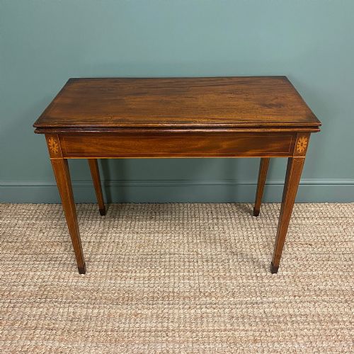 Country House Georgian Mahogany Antique Side / Tea Table