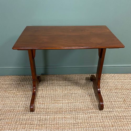 Quality Victorian Mahogany Antique Stretcher Table / Sofa Table
