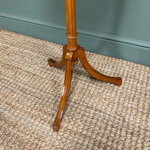 UNUSUAL SATINWOOD VICTORIAN JARDINIRE SIDE TABLE - ADDITIONAL PHOTO 1