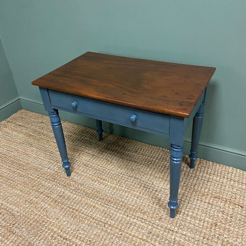 COUNTRY GEORGIAN PAINTED ANTIQUE SIDE TABLE - ADDITIONAL PHOTO 1