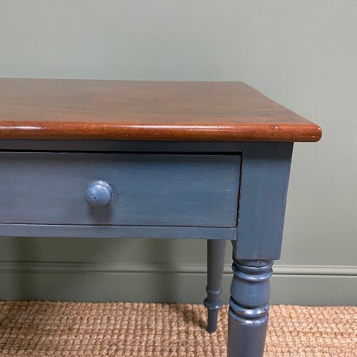 COUNTRY GEORGIAN PAINTED ANTIQUE SIDE TABLE - ADDITIONAL PHOTO 2