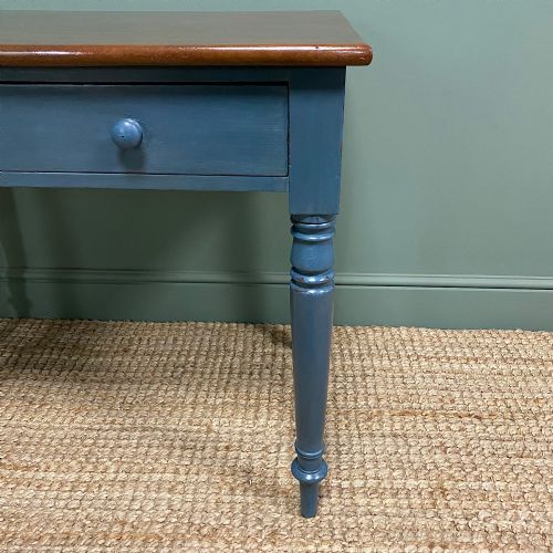 COUNTRY GEORGIAN PAINTED ANTIQUE SIDE TABLE - ADDITIONAL PHOTO 4