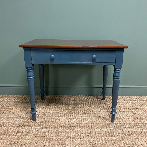 COUNTRY GEORGIAN PAINTED ANTIQUE SIDE TABLE - ADDITIONAL PHOTO 5