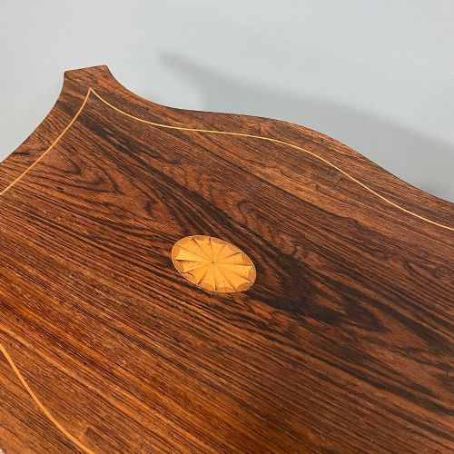 fig 2. Elegant Inlaid Rosewood Antique Occasional Table