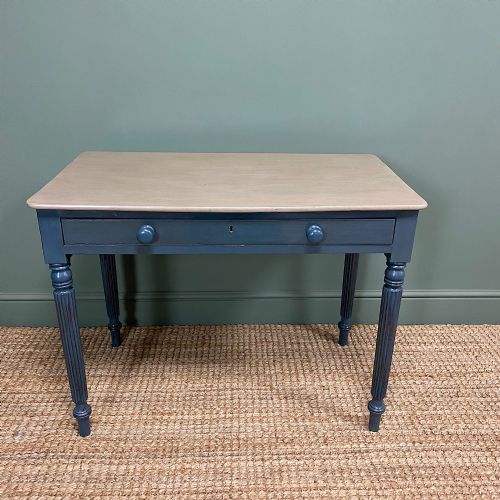 GILLOWS DESIGN REGENCY COUNTRY HOUSE PAINTED ANTIQUE SIDE TABLE - ADDITIONAL PHOTO 6